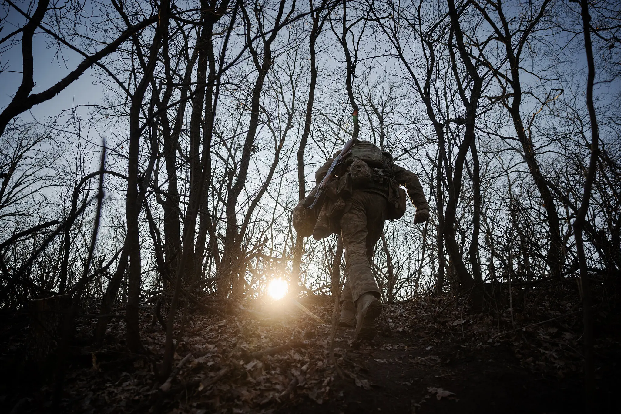 Український спецназ під час навчань на Донбасі в четвер